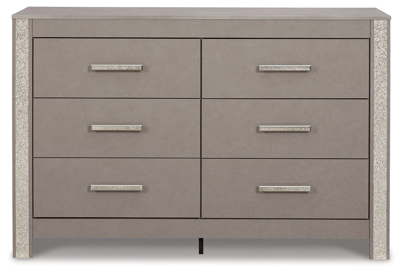 Surancha - Gray - Six Drawer Dresser