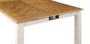AMY 60" COUNTER TABLE+CHAIRS W/STG (5 PC) -2 TONE BISQUE