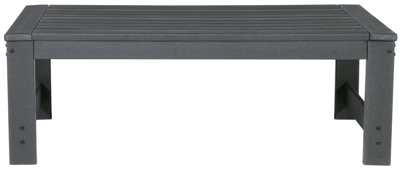 Amora - Charcoal Gray - Rectangular Cocktail Table