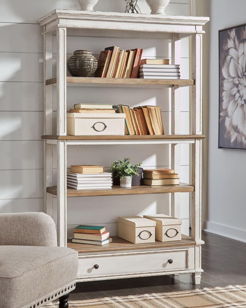 Realyn - Brown / White - Bookcase