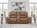 Silverbrooke Power Reclining Loveseat with Console