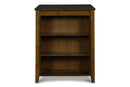 GIA 30" COUNTER TABLE W/2 CHAIRS & STG SHELF-BROWN