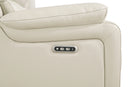 CICERO GLIDER RECLINER W/ PWR FR & HR-CREAM