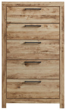 Hyanna - Tan Brown - Five Drawer Chest