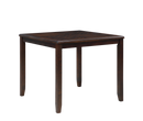 GIA 5PC 42" SQUARE COUNTER TABLE & 4 CHAIRS-CHERRY