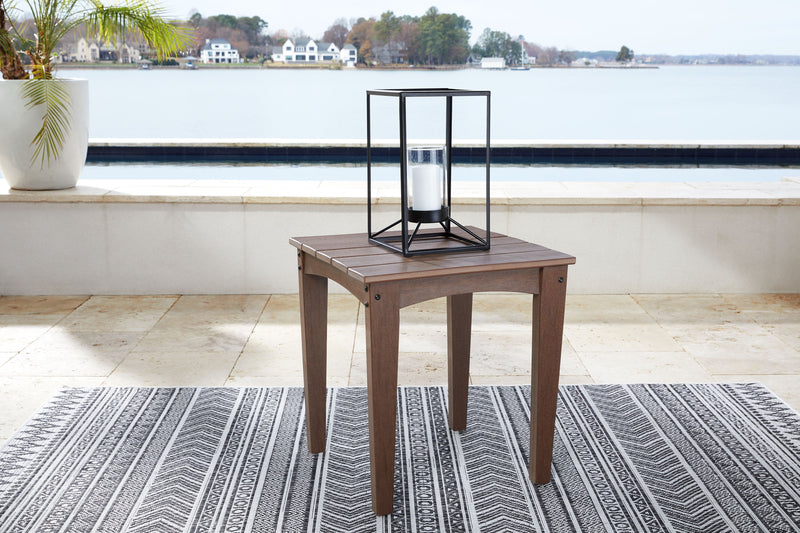 Emmeline - Brown - Square End Table