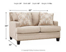 Claredon - Linen - Loveseat