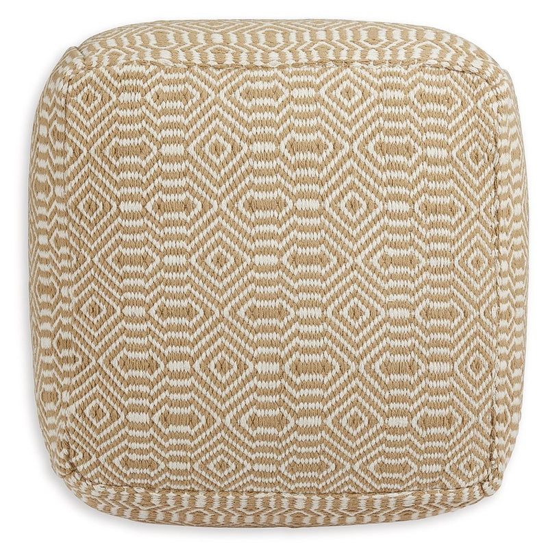 Adamont - Tan / Ivory - Pouf