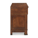 New Classic Furniture Providence 3 Drawer Nightstand in Dark Oak