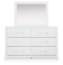 Maeling Dresser and Mirror