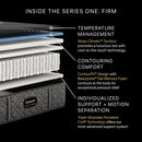 Beautyrest BlackÂ® Series One 12.5" Hybrid Firm Mattress